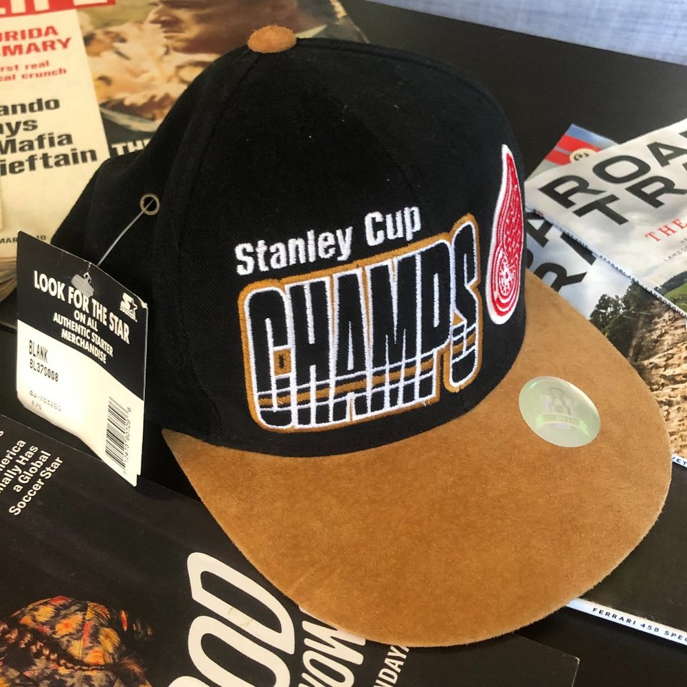 Vintage 1997 Champions Detroit redwings snapback